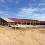 Construction of Special Needs Barn April 25, 2015