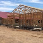 Construction of Special Needs Barn May 4, 2015