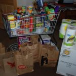 Donations from fundraiser for Food Pantry